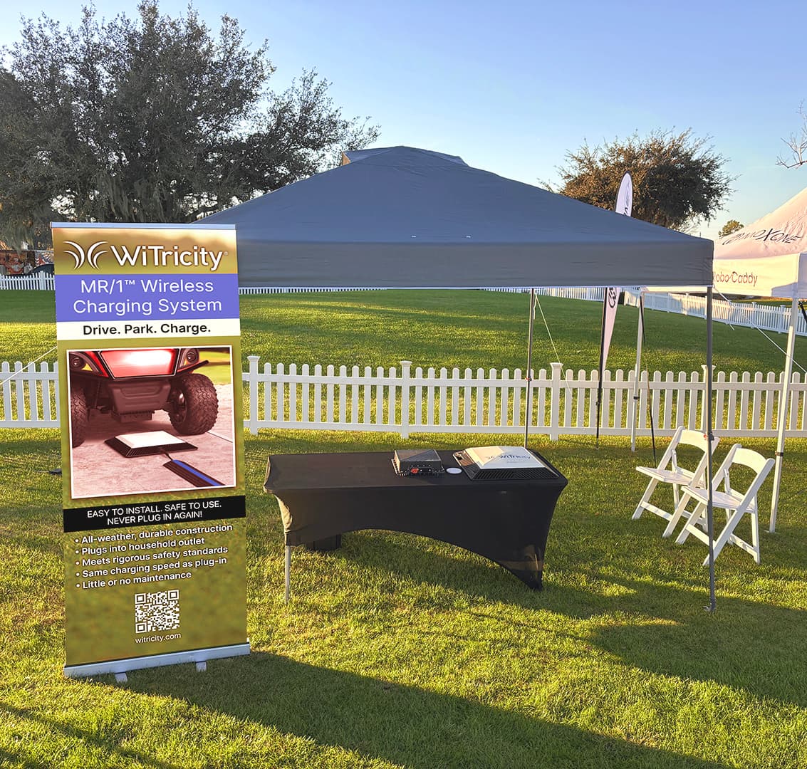 Witricity AI Tech Booth at Demo Day