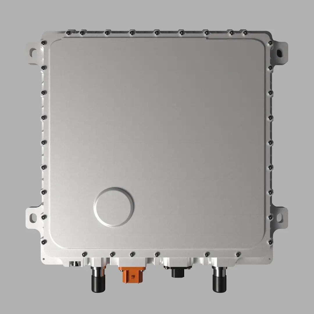 Top view of an unmounted wireless EV charging receiver