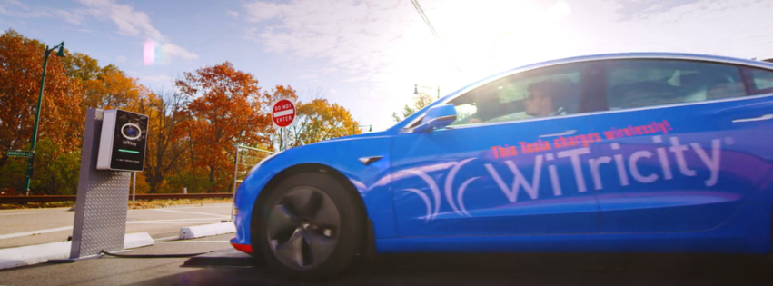 Tesla charging wirelessly