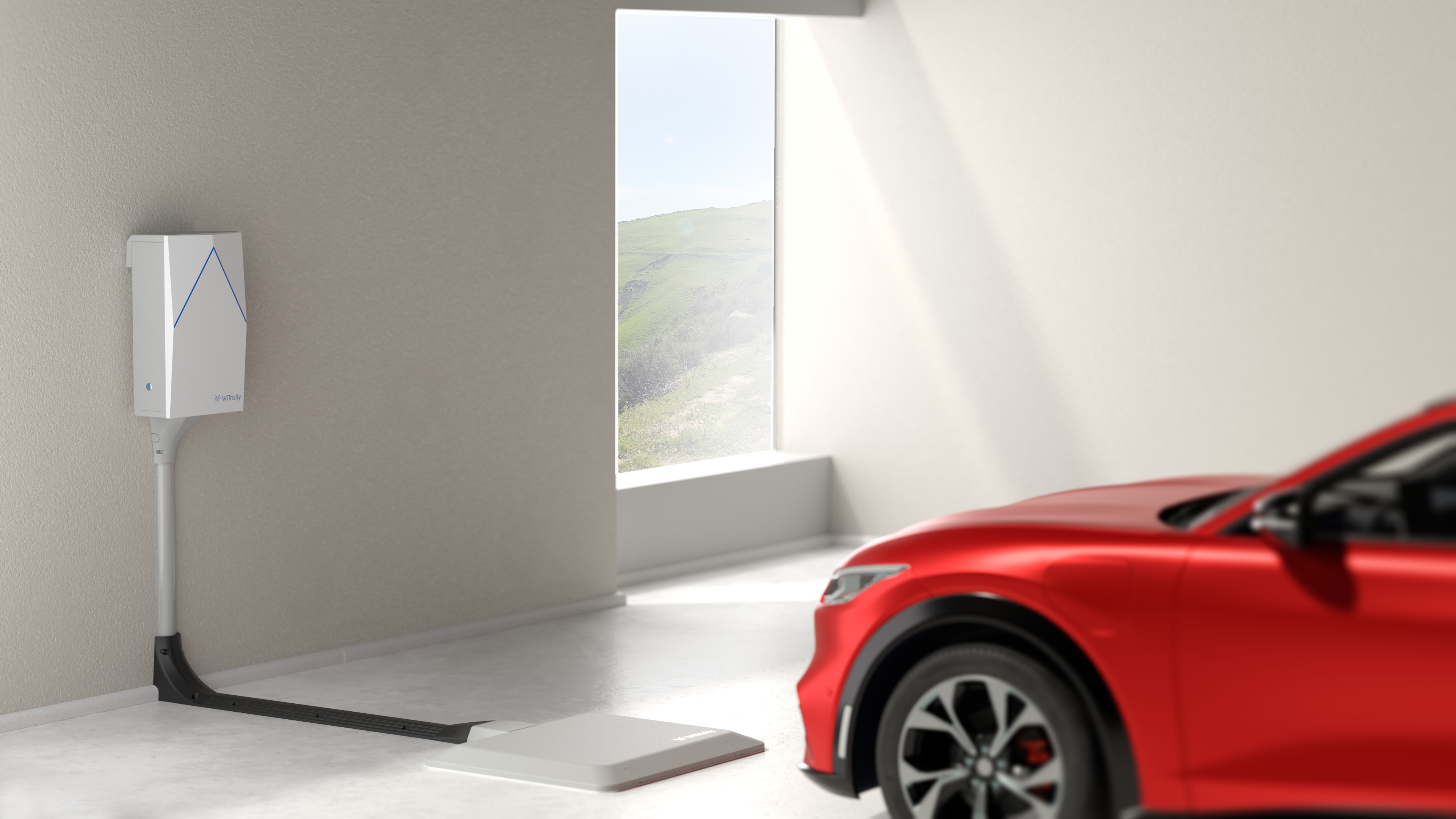 WiTricity_Halo_TM_charger_with_EV_in_elegant_garage_side-view_3840x2160