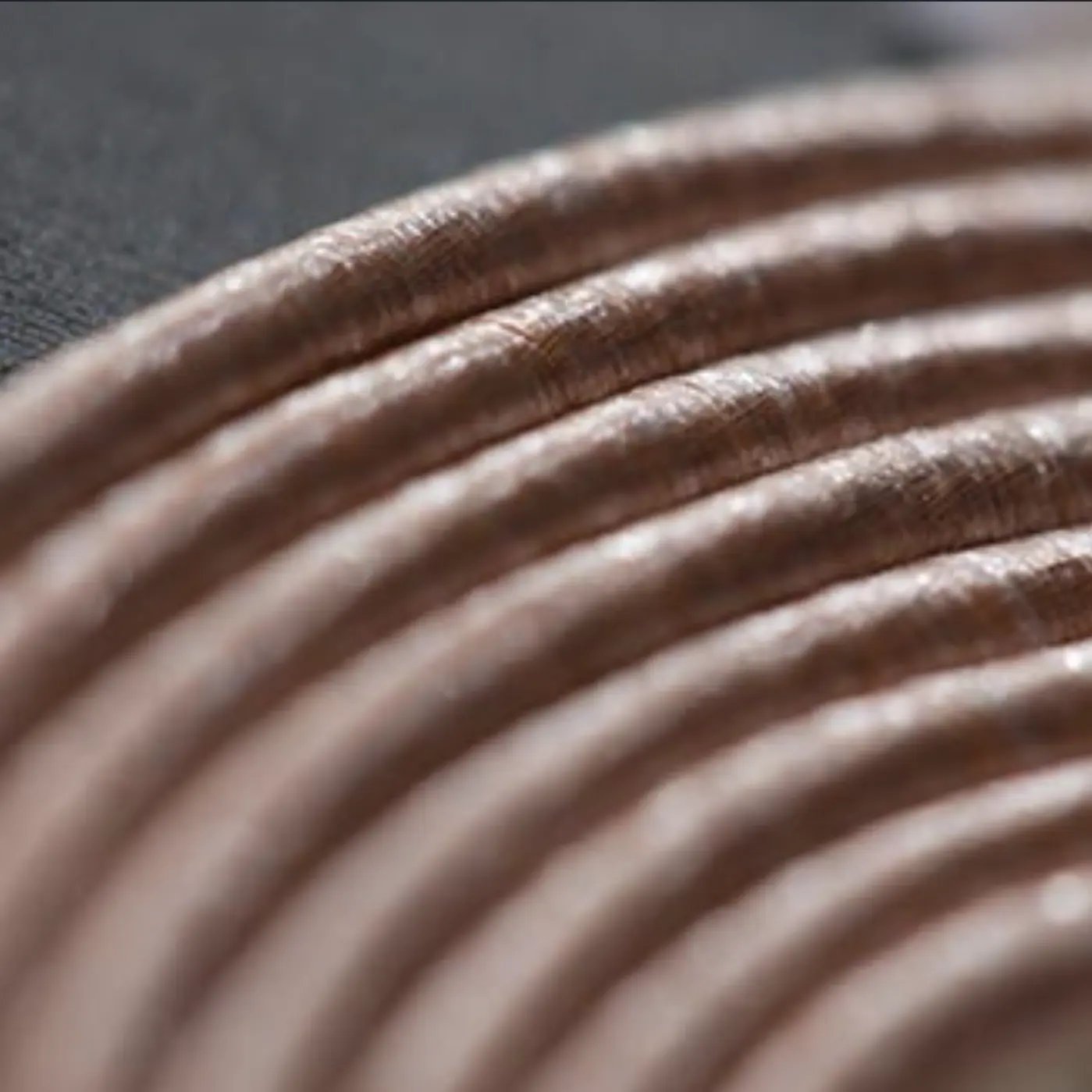 Macro view of a coil used in a magnetic resonator