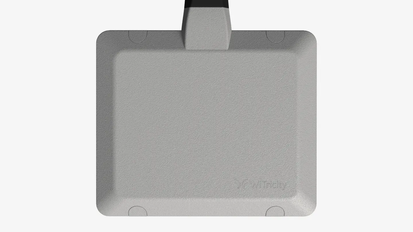 Top view of charging pad for wireless EV charging